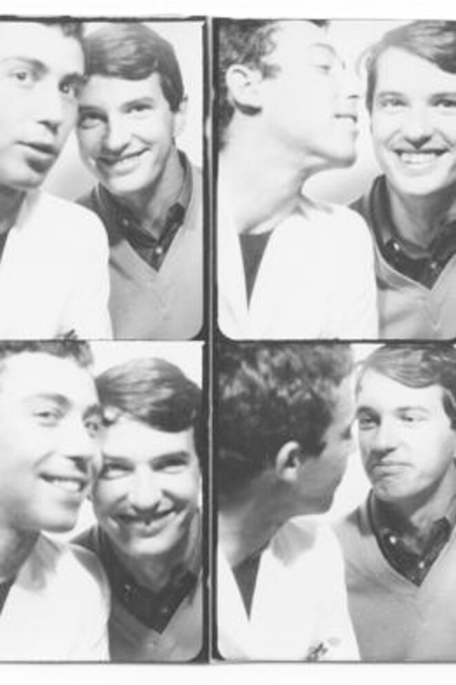 Nikos Stangos and David Plante in 1966 Nikos Stangos and David Plante in 1966